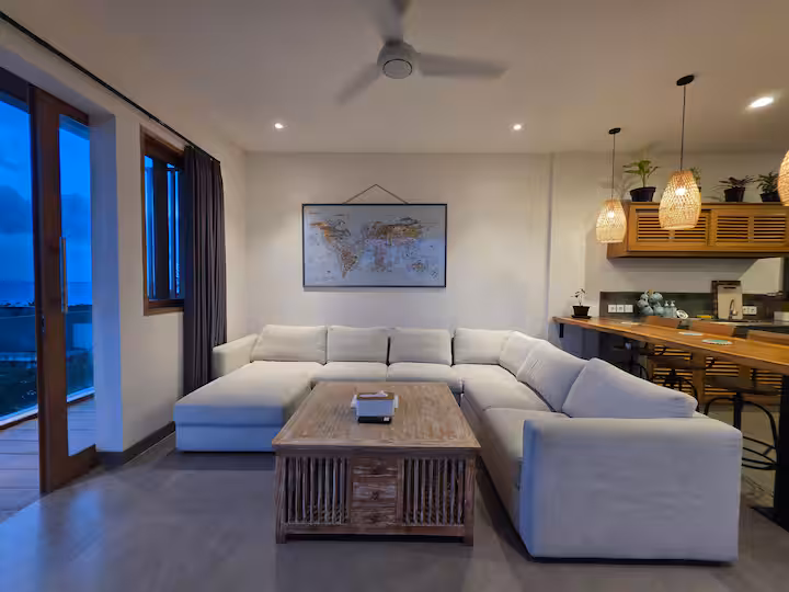 Keramas Ocean and Mountain View Luxury Apartment private villa 1 bedroom in Gianyar, Bali near Indonesia gallery photo 3