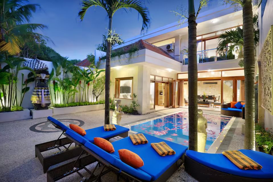 Villa Mawar private villa 3 bedroom in Legian, Bali near Bali